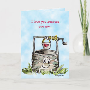 Väl valentines dayhälsning för tecknad helgkort