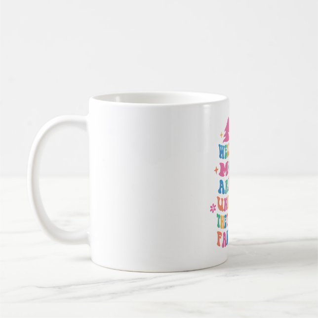 Väl vila mammor är som enhörningar Roligt citat Kaffemugg (Vänster)