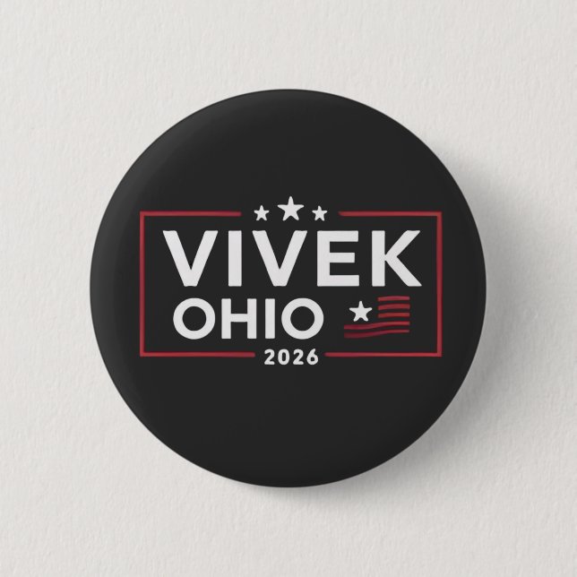 Val Vivek Ramaswamy till guvernör i Ohio 2026 Knapp (Framsida)