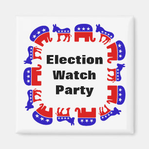Val Watch Party Magnet