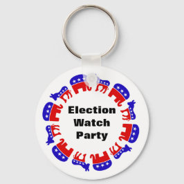 Val Watch Party Nyckelring