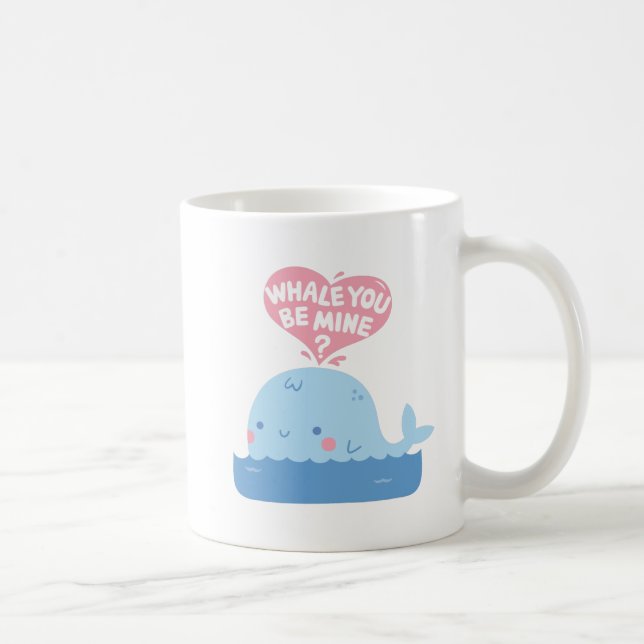 Val You Be Min Söt Kärlekbekännelse Kaffemugg (Höger)