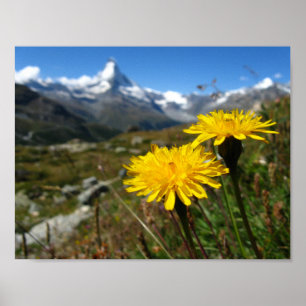 Valais Alpernas Swiss Poster
