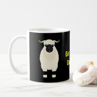 Valais Black Nose Sheep-Best Sheep Pappa någonsin Kaffemugg