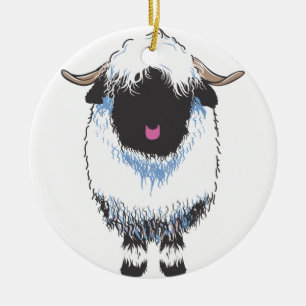 Valais Black Nose Sheep Ornament