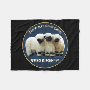 Valais Blacknose - den mest gulliga världen - Fleecefilt