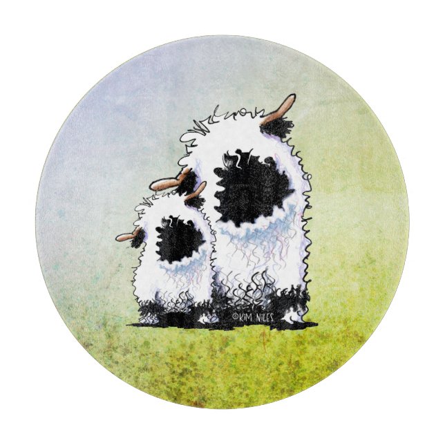 Valais Blacknose Får  (Framsidan)