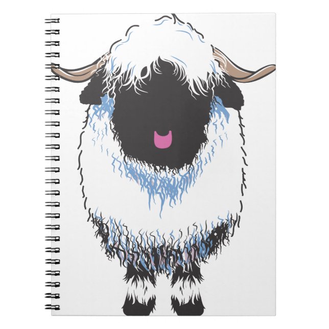 VALAIS BLACKNOSE FÅR ANTECKNINGSBOK (Framsidan)