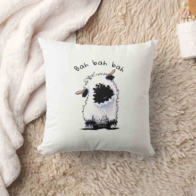 Valais Blacknose Får Kudde (Filt)