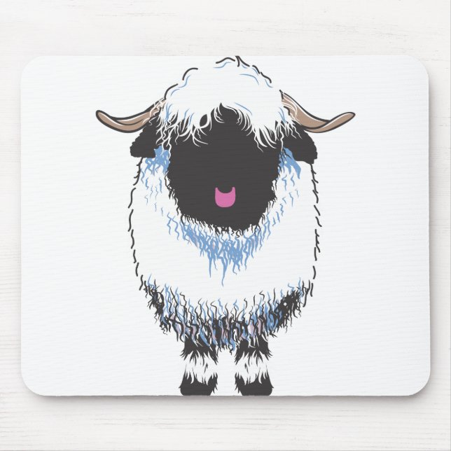 VALAIS BLACKNOSE FÅR MUSMATTA (Framsidan)