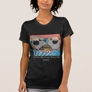 Valais Blacknose får som dricker kaffekonst T Shirt