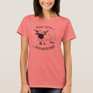 Valais Blacknose får - tackan är härlig! T-shirt