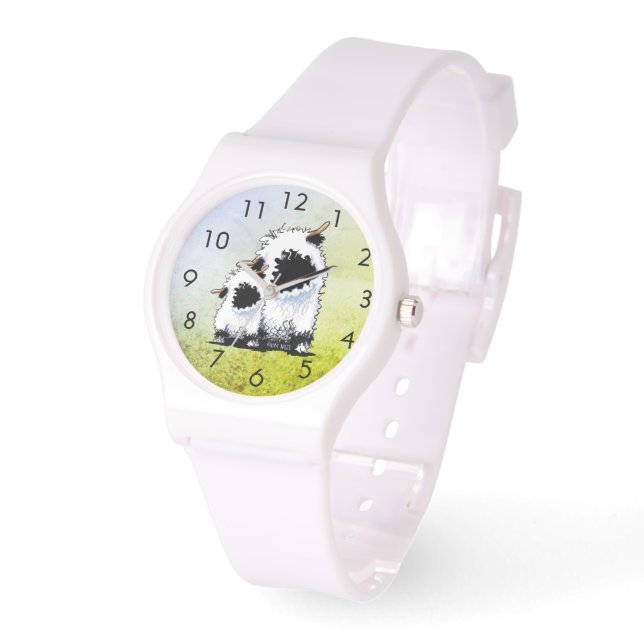 Valais Blacknose Sheep  Armbandsur (Vinkel)