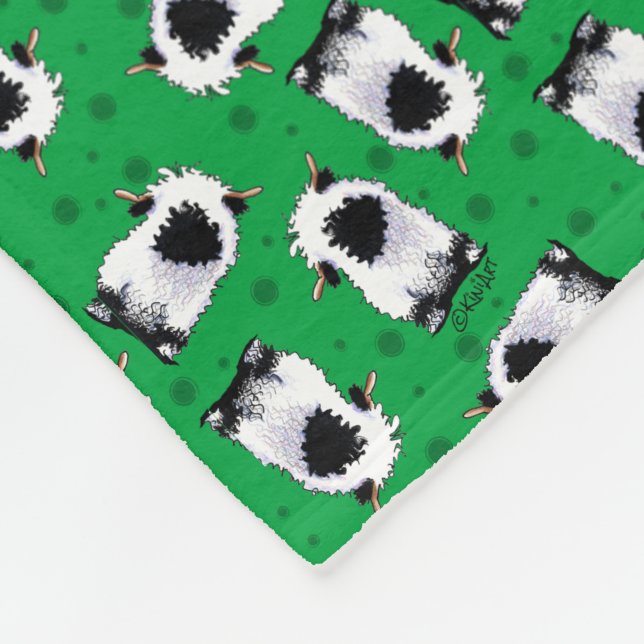 Valais Blendorse Sheep Fleecefilt (Hörn)