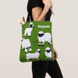 Valais Blendorse Sheep Personlig Farmers Tygkasse