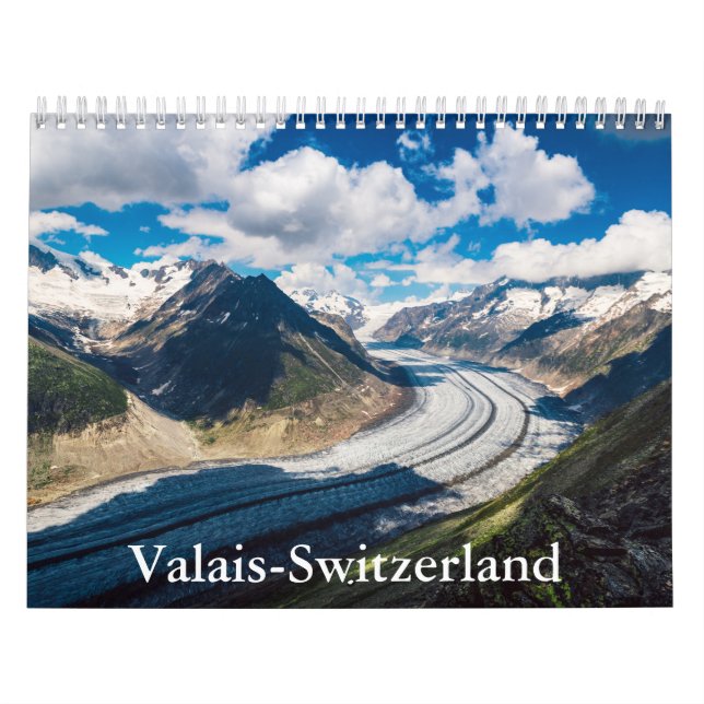 Valais-Schweiz Calendar Kalender (Omslag)