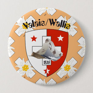 Valais / Wallis Suisse-Schweiz Buttons Knapp