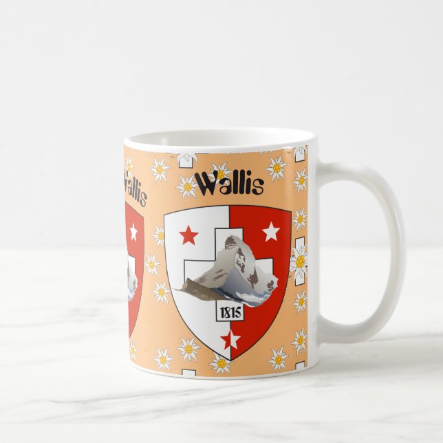 Valais / Wallis Suisse / Schweiz Tasse Kaffemugg (Höger)