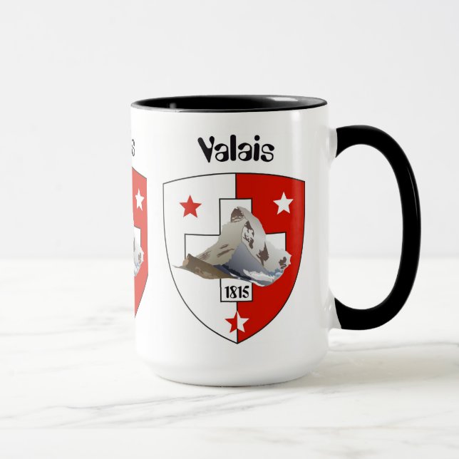 Valais / Wallis Suisse / Schweiz Tasse Mugg (Höger)
