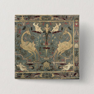 Valance av renaissancedesignen, 17th århundrade knapp
