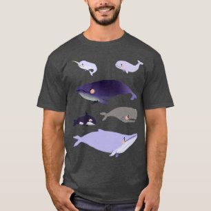 Valar Cute Lila and Rosa Animal Illustration Pa T Shirt