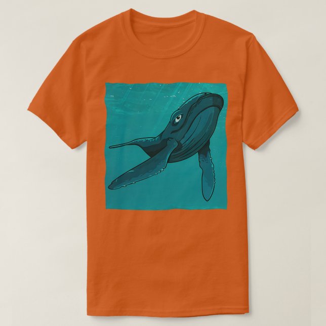 Valar Cute Ocean Mammals Whale Älskare Ocean Creat T Shirt (Design framsida)