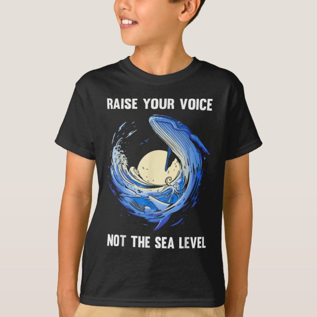 Valar Hav Miljöskydd Klimat T Shirt (Framsida)