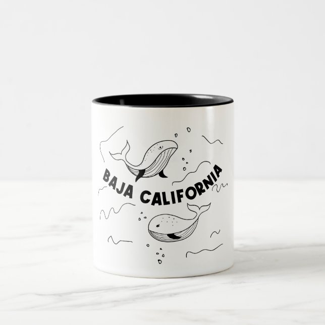 Valar i Baja California Två-Tonad Mugg (Center)