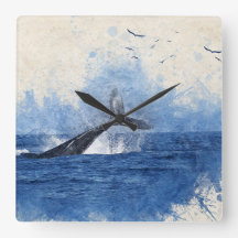 Valar i havsfåglar i Avstånd konsttarmgåva