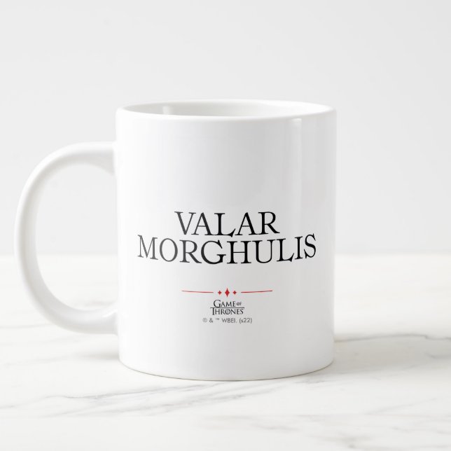 Valar Morghulis Jumbo Mugg (Vänster)