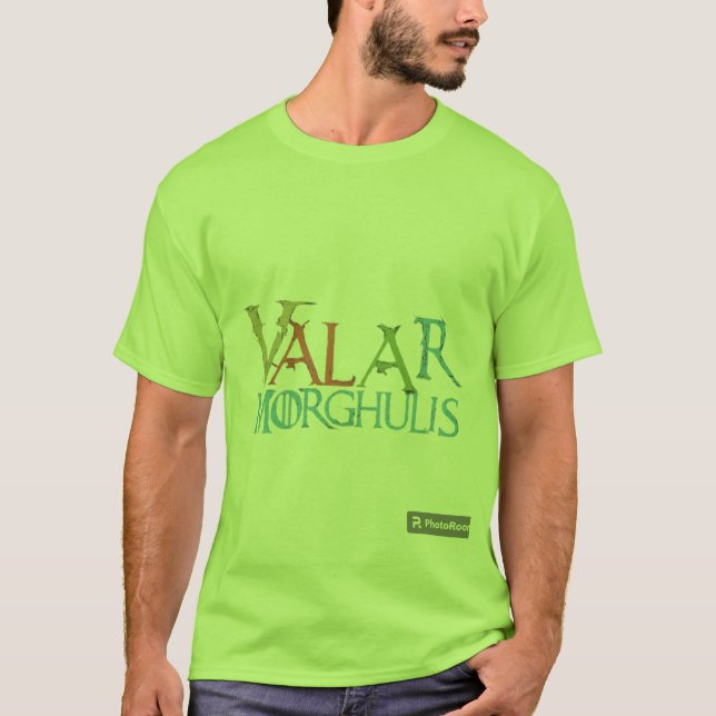 Valar Morghulis T Shirt (Framsida)