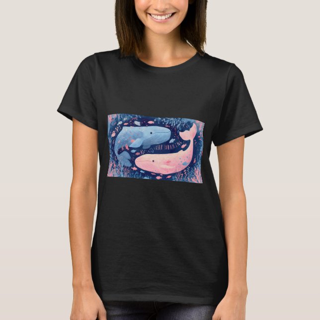 Valar simmar tillsammans kreativt t shirt (Framsida)