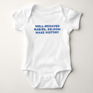 Välartade bebisar gör sällan historia - Blå T Shirt