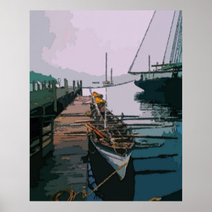 Valberedskapsbåt i Pier Poster