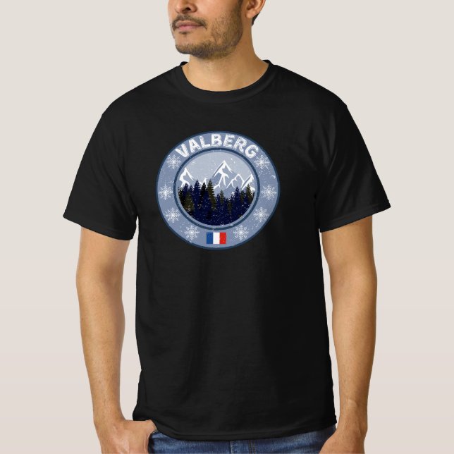 Valberg Station de Ski T Shirt (Framsida)