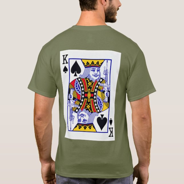 Välbeväpnad Kung AR15 T-Shirt (Baksida)