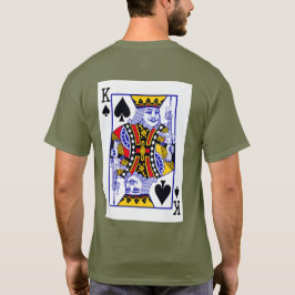 Välbeväpnad Kung - ingen text T-Shirt