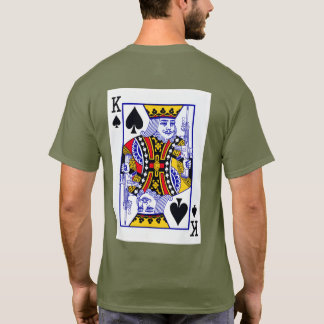 Välbeväpnad Kung - ingen text T-Shirt