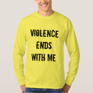 Våld avslutar med mig tee shirt
