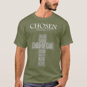 Vald Ephesian 135 med Kor Ord Collage T Shirt