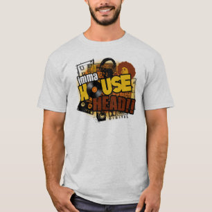 Vald få husmusik - Head T skjorta för hus Shirt