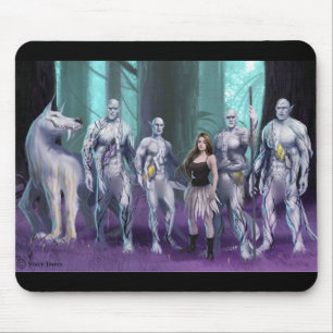 Vald familj Mousepad Musmatta