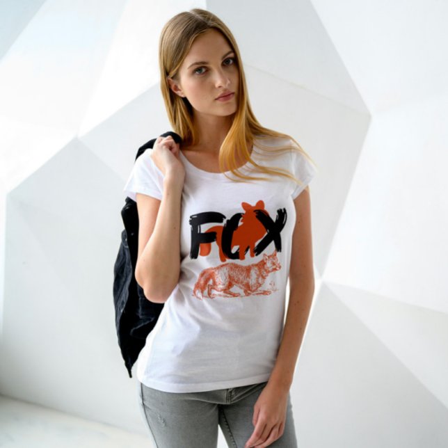 Våld i FOX-friktionsfri tillit Kvinnor i Manar T Shirt (Skapare uppladdad)