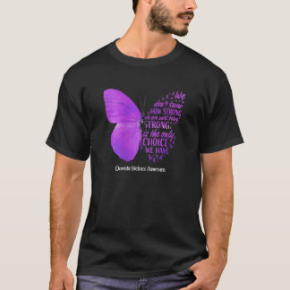 Våld mot kvinnans fjärilshalt Lila Domestic på ban T Shirt
