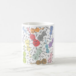 Våld och Musik noter Kaffemugg