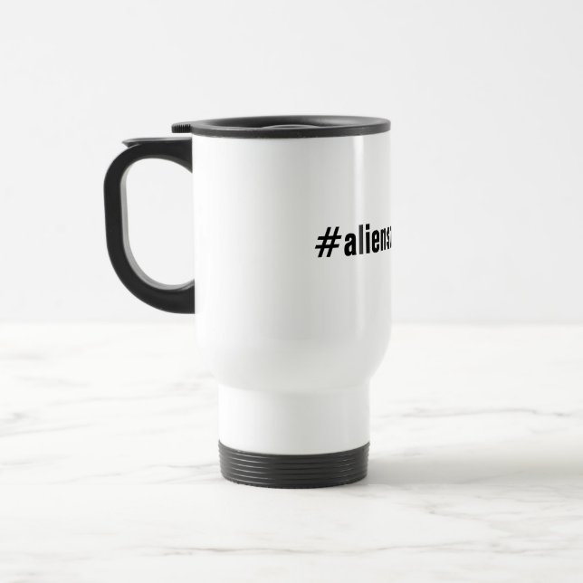 Vald seriehashtagtravel mug resemugg (Vänster)