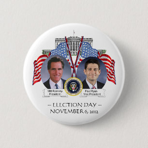 VALDAGEN Mitt Romney Paul Ryan KNÄPPAS Knapp