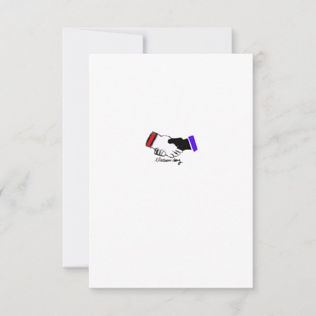 Valdagen Tack Kort (Framsida)