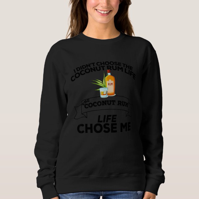 Valde Inte Coconut Rum Livet Coconut Rum Livet T Shirt (Framsida)