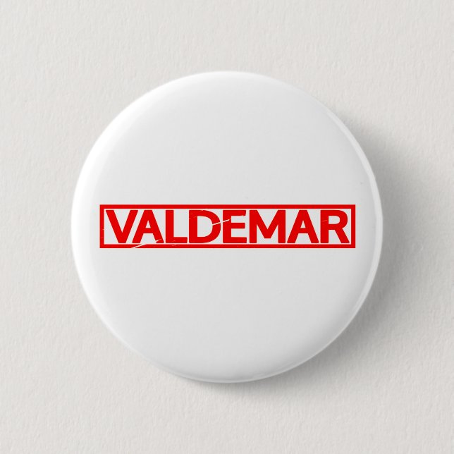 Valdemar Frimärke Knapp (Framsida)